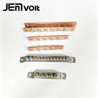 Barre de terre compacte en cuivre haute tension pour protection contre la foudre JEMvolt Mini, borne de mise à la terre pour armoire électrique