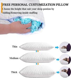 Oreiller ergonomique rafraîchissant <span class=keywords><strong>pour</strong></span> les personnes qui ont chaud la nuit, oreiller en mousse à mémoire de forme réglable <span class=keywords><strong>pour</strong></span> toutes les <span class=keywords><strong>positions</strong></span> de sommeil - Product Image 2