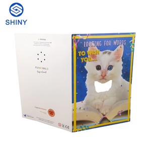 Tarjeta de felicitación de <span class=keywords><strong>video</strong></span> <span class=keywords><strong>musical</strong></span> grabable de 30 segundos imprimible personalizada Sonido y voz de <span class=keywords><strong>feliz</strong></span> <span class=keywords><strong>cumpleaños</strong></span> para el Día de San Valentín - Product Image 3
