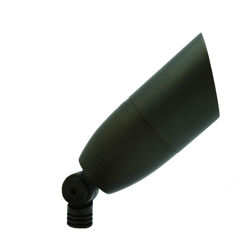 Готовый к отправке Интегрированный Светодиодный латунный прожектор для ландшафтного освещения с регулируемой яркостью