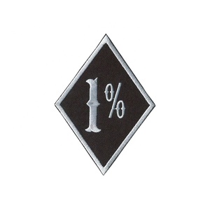 공장 도매 80 mm 와이드 1% (1%) 패치 사용자 정의 자수 패치 - Product Image 3