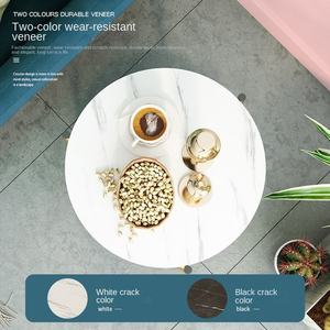 Chất Lượng Tốt Bằng Gỗ Hàng Đầu Bàn Cà Phê Thiết Kế Mới Đồ Nội Thất Phòng Khách Đặt Đá Bàn Cà Phê - Product Image 5