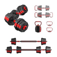 Haltères octogonaux de fitness pour hommes, en ABS, poids réglable, kettlebells et barres, équipement de musculation à domicile