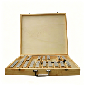 Xylophone Glockenspiel en métal et bois coloré à 17 tons, instrument de percussion Orff pour enfants, jouet musical éducatif précoce - Product Image 1