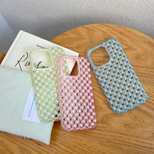 Funda simple de color sólido para Apple 14 Pro Max, funda hueca con perlas para iPhone 13 Pro, funda para teléfono iPhone 16 Pro, adecuada para funda blanda 17 - Product Image 4