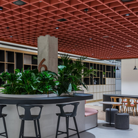 Panneaux acoustiques de plafond en feutre PET OEM professionnels, ignifuges, imperméables, insonorisants, décoratifs, suspendus, modernes, pour hôtel
