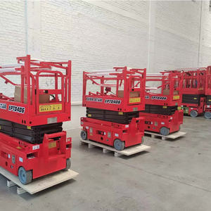 Hubarbeitsbühne mit 450kg Tragkraft, 6m 8m 10m 12m 14m Höhe, Mobile Elektrische Scherenhebebühne, CE ISO Zertifiziert - Product Image 6