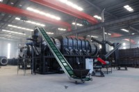 Continue carbonisatieoven voor palmvruchtbundels, milieuvriendelijke biomassa-verwerkingsapparatuur