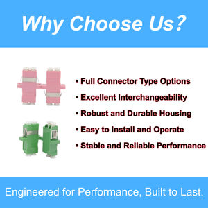 Zifonik adaptor SC <span class=keywords><strong>LC</strong></span>, performa tinggi kompatibilitas Universal untuk Mode tunggal serat optik FTTH menggunakan Model <span class=keywords><strong>LC</strong></span> DX - Product Image 4