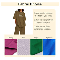T-shirt ample à manches courtes de printemps 2 pièces ensembles de chandails taille haute pantalon mince à jambes larges ensembles de t-shirts pour femmes vente en gros