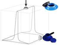 Sac intérieur flexible 1000l pour conteneur d'expédition, sac intérieur en plastique de qualité alimentaire pour jus, huile, eau,