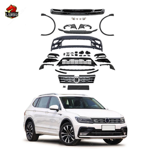 Kit de Carrocería R Line para Bw <span class=keywords><strong>Tiguan</strong></span> 2018, Kit de Carrocería para Volkswagen, Faldones Laterales, Parachoques, Difusor Trasero, Material PP, Accesorios para Automóviles - Product Image 1