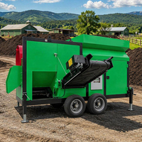 Tamis rotatif à tambour de grande capacité pour la séparation du compost et du substrat