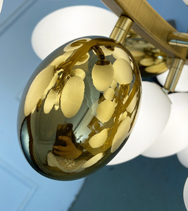 Lámpara Colgante de Cristal de Uva para Sala de Estar de Villa Grande Personalizada, Diseño Creativo Moderno, Arte Decorativo, Lámpara Colgante LED - Product Image 4