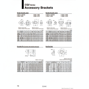 Pièces pneumatiques Y-G02 à double articulation SMC Pneumatics - Product Image 1