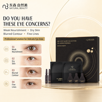 Collection NB-1 Eye Glow du fabricant Natural Beauty : Acétyl Hexapeptide, soin nourrissant en profondeur, lisse les ridules, kit de voyage pour les yeux.