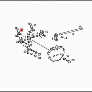 สำหรับ W109 Mercedes ของแท้ W111 W114 W115 /8 W114ตัวเลื่อนส้อม6022650302สำหรับ W111 W109 Mercedes ของแท้ W114 W115 /8 W114 - Product Image 1