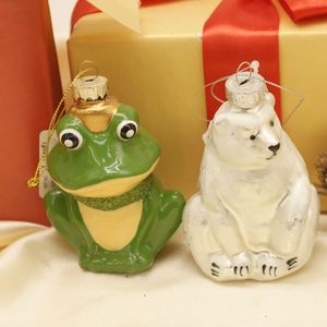 Décoration de Noël en verre personnalisée en gros, série animale, pour la vente au détail, ornement de Noël pour la maison, décoration de luxe - Product Image 6