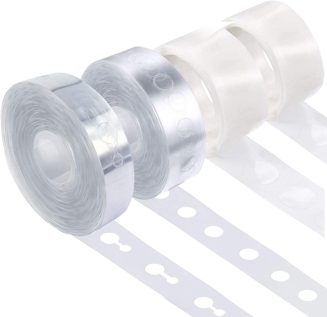 YACHEN Balloon Arch Garland Decorating Strip Kit 2Pcs/Pack 5M Balloon Tape Strip 100 Dots Glue Dot Balloon Accessories