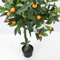 Chinesische Fabrik Günstiger Preis Realistische Künstliche Pflanzen Künstlicher Orangenbaum im Topf Fruchtbaum für Heim- und Gartendekoration