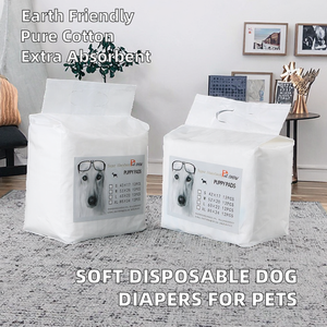 친환경 일회용 강아지 기저귀 |   100% 순면 부드럽고 흡수력 좋은 남아/여아 강아지 기저귀 도매 - Product Image 2