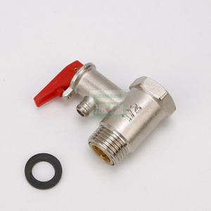 Solar Water Heater Safety Valve 1/2 In Threaded Metal <b>Seal</b> Vertical Mount Water Media - Product Image 2