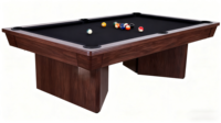 Table de billard professionnelle de 9 pieds en bois massif, style rétro classique, personnalisée en usine, avec poches en cuir, qualité tournoi
