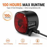 Lampe de poche LED rechargeable OEM personnalisée, portable, 19g, ABS PC, légère, haute luminosité, 100H, feu arrière pour vélo de route et VTT
