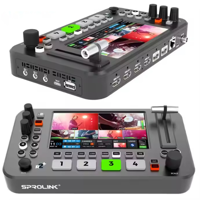 Sprolink NeoLive R2 Plus Audio Video Accessory Multi-Camera Compatible Video Capture Recorder Mixer Switcher for Live Streaming