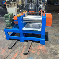 Mélangeur à caoutchouc ouvert en silicone solide YX-GK180 AC380V 4KW Refroidissement par eau Rouleaux de 190 mm de diamètre Vitesse réglable 5-10KG