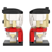 MOC7850 Omni-Man 207 pièces Têtes carrées Anime Héros Invincible Blocs de construction en plastique à assembler DIY Éducatifs Jouets Cadeaux pour Enfants
