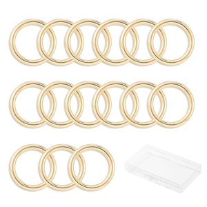 DEVPSISR Anneaux toriques en métal soudés sans soudure, multi-usages, pour artisanat, macramé, couleur or, en pouces - Product Image 5