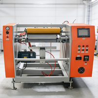 Machine à fabriquer et à rembobiner manuellement des rouleaux de papier aluminium, machine à rembobiner du papier aluminium de qualité alimentaire