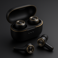 Casque sans fil à double transducteur dynamique avec annulation active du bruit, affichage numérique pour un son HiFi 5.3 avec basses profondes