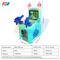 Machine de jeu de tir pour enfants sur le thème des dessins animés, simulateur vidéo à monnayeur pour parc d'attractions