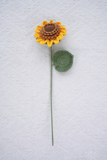 Girasol amarillo sembrado de una sola capa
