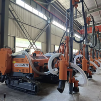 Máquina de excavación de roca 421T de superficie DTH integrada de alto rendimiento, plataforma de perforación de núcleo, nuevo motor para minería geológica dura