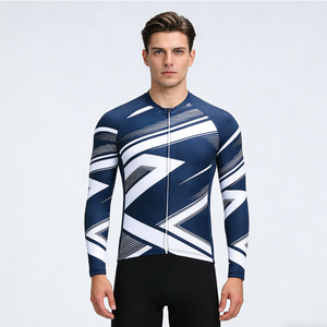 Jersey de Ciclismo Personalizado con Logotipo, Ligero, de Manga Larga, Transpirable, de Secado Rápido, Profesional, para Equipo de Ciclismo al Aire Libre - Product Image 5