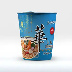 Chinese Manufacturer Shin Ramen Brands SINOMIE New Product Hwa Ramyun Korean Suop Ramen Spicy Seafood Flavor Cup Instant Noodles