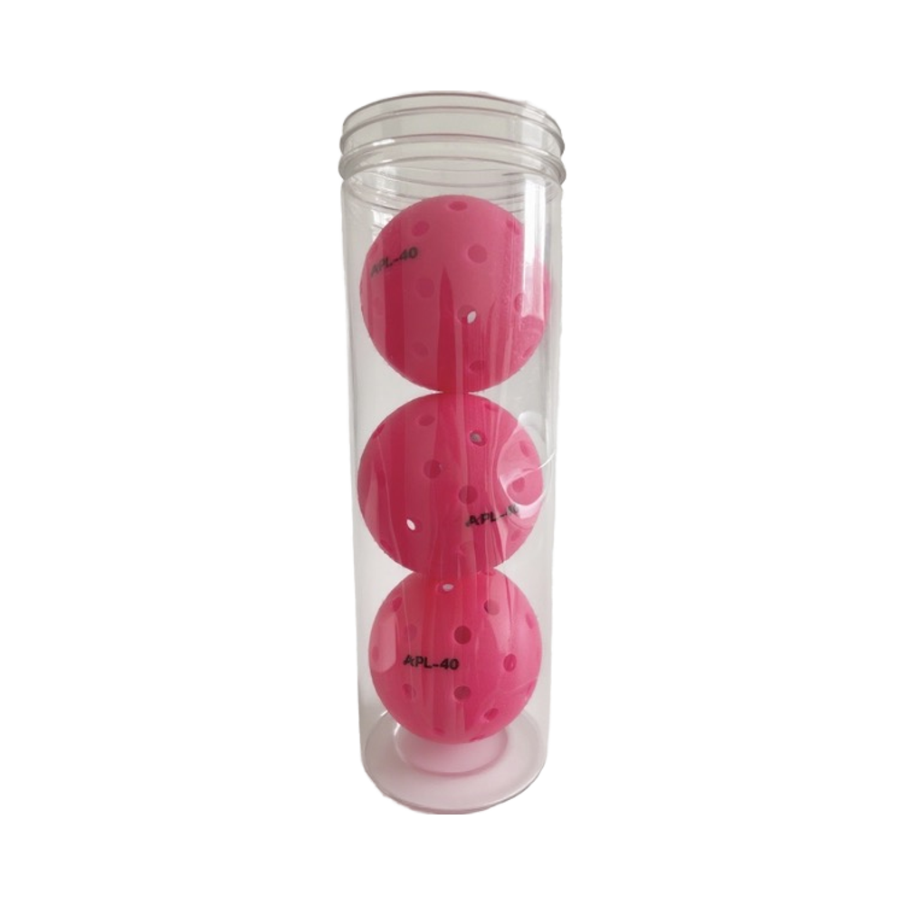 New Arrival Custom Logo Honeycomb Core Seamless Competition Squash Balls Outdoor Pickleball Balls Edgeless 40-Hole Entertainment