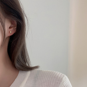 2025วินเทจสองวิธีในการสวมใส่ต่างหูทองโลหะหยดน้ำสำหรับผู้หญิงเครื่องประดับผู้หญิงแนวเกาหลีเรียบง่ายทันสมัย - Product Image 6
