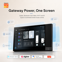 Panel Táctil Inteligente de Pared Tuya de 8 Pulgadas con Pantalla IPS Android 11, WiFi, Zigbee para Control por Aplicación, Control por Voz IR, para Hoteles y Hogares
