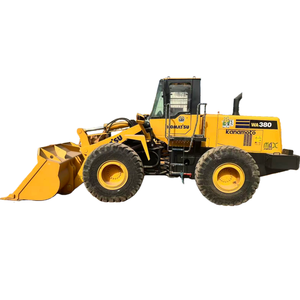 Used <b>Wheel</b> loader komatsu WA380 Construction Machinery 17Tons 90%new komatsu WA380 second hand Medium sized loader made in japan - Product Image 1