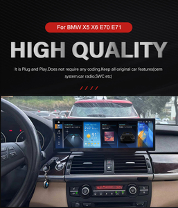 มาใหม่14.9หน้าจอสัมผัส Android 14 680 CarPlay GPS นำทางแดชบอร์ดสำหรับ BMW X5/X5M/E70 X6/E71 4GB ram/ 64GB - Product Image 3