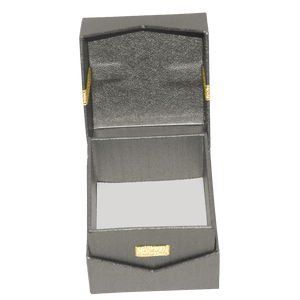 Cajas de Regalo para Joyería de Lujo con Logotipo Personalizado, Cinta Dorada y Caja de Anillo de Papel Negro - Product Image 2