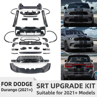 Kit de pare-chocs avant de style SRT pour Dodge Durango 2021 2022 2023 2024 2025, kit de carrosserie, jupes latérales, kit de mise à niveau extérieur