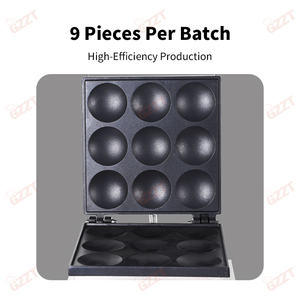 Bouton de réglage numérique Minuterie 90 minutes Gril électrique commercial 9pcs Dorayaki Baker Maker Red Bean Pancake Waffle Maker - Product Image 3