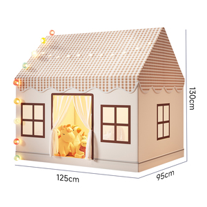 de tente de jeu intérieure pour enfants <span class=keywords><strong>maison</strong></span> petit château <span class=keywords><strong>maison</strong></span> pour garçons filles tente de princesse en toile - Product Image 5