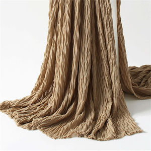 قماش جاكار بتجعد مزدوج بمقياس السمك OEM ODM قماش قطن 340gsm نسيج مجعد - Product Image 6