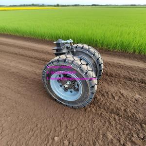 Rueda de contenedor de envío de goma sólida de 20 toneladas adecuada para pastizales, montañas, barro firme, grava, asfalto, camino de hormigón - Product Image 5